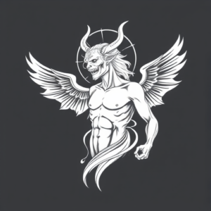 White Ink Incubus Tattoo