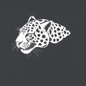 White Ink Jaguar Tattoo