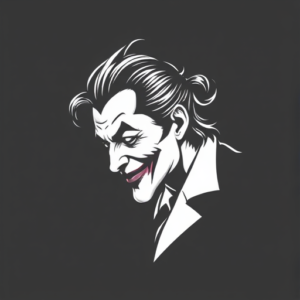 White Ink Joker Tattoo