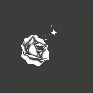 White Ink Kiss Tattoo