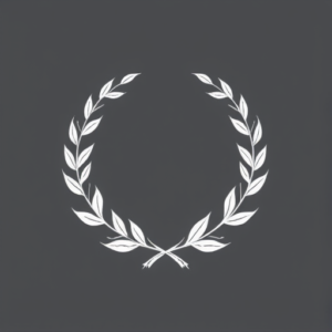 White Ink Laurel Tattoo