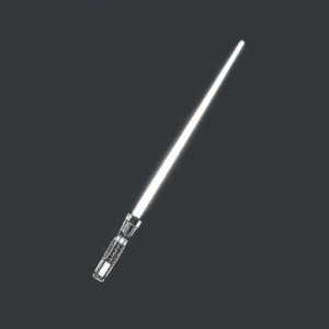 White Ink Lightsaber Tattoo