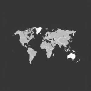 White Ink Map Tattoo