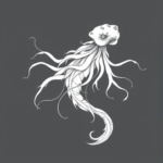 White Ink Medusa Tattoo