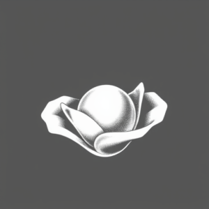 White Ink Pearl Tattoo