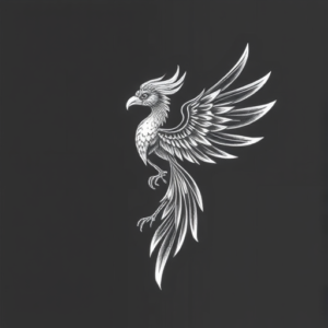 White Ink Quetzalcoatl Tattoo