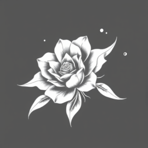 White Ink Sampaguita Tattoo