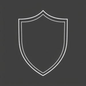 White Ink Shield Tattoo