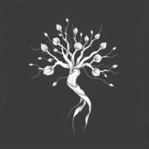 White Ink Sisyphus Tattoo