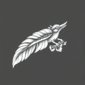 White Ink Stamp Tattoo