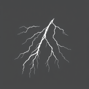 White Ink Storm Tattoo