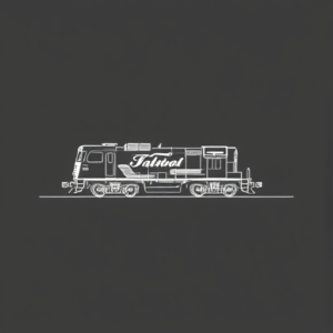 White Ink Train Tattoo