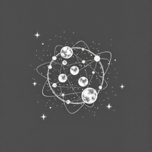 White Ink Universe Tattoo