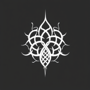 White Ink Yggdrasil Tattoo