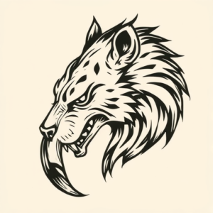 Woodcut Animal Tattoo