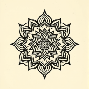 Woodcut Chakra Tattoo