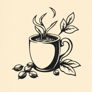 Woodcut Coffee Tattoo