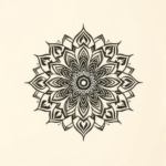 Woodcut Mandala Tattoo