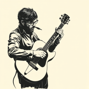 Woodcut Music Tattoo