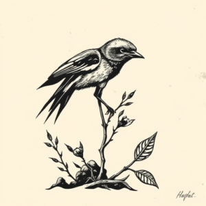 Woodcut Nature Tattoo