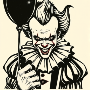 Woodcut Pennywise Tattoo