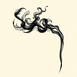Woodcut Smoke Tattoo