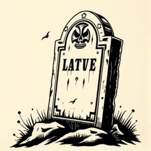 Woodcut Tombstone Tattoo