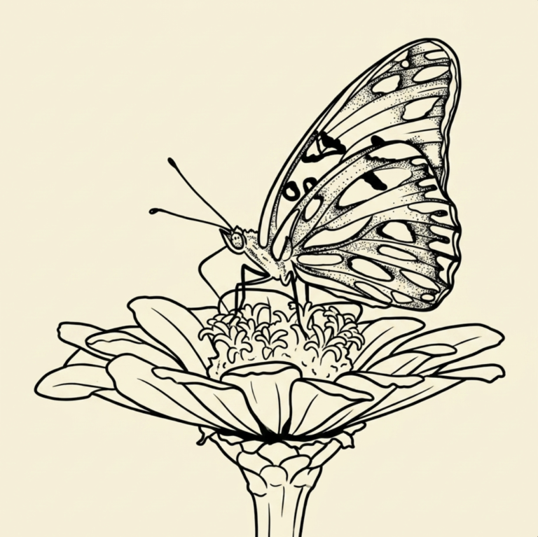 Custom Butterfly Tattoo Sample 5